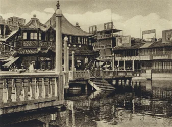 China, Teahouse in Shanghai