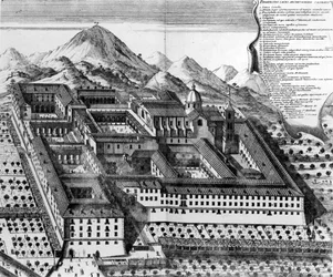 Aerial View of Monte Cassino, Italy