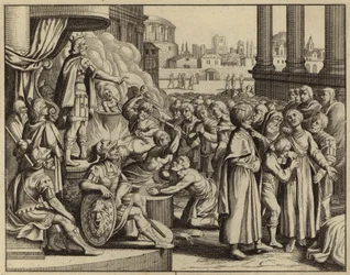 Antiochus and the martyrdom of the woman with seven sons