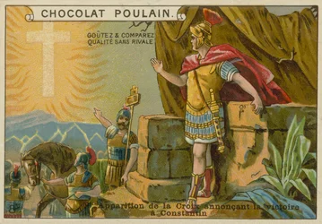 Apparition of the Cross Announcing Victory to Constantine at the Battle of Milvian Bridge, 312