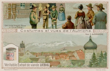 Christmas Play in Vorarlberg and View of Bregenz