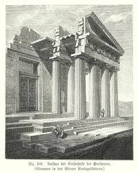 Construction of the North-East Corner of the Parthenon, Athens, Ancient Greece
