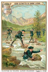 Crossing a Mountain Torrent