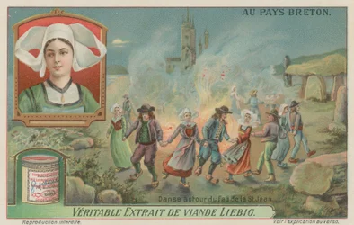 Dancing Around the Fire on the Eve of St John (Midsummer)