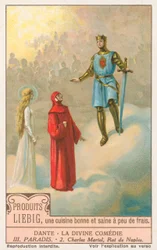 Dante, The Divine Comedy, Liebig Card, Early 20th Century