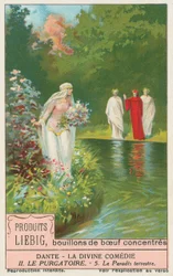 Dante, The Divine Comedy, Liebig Card, Early 20th Century