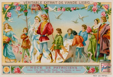 Flower Girls, the Bride and Groom and their Pages, the Guests of Honour