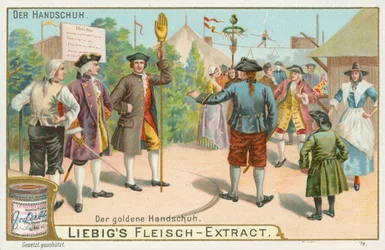 Gloves, Liebig Card, Early 20th Century