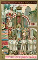 Italian Provinces, Liebig Card, Early 20th Century