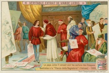 Pope Julian II Looks at Sketches for the Vatican