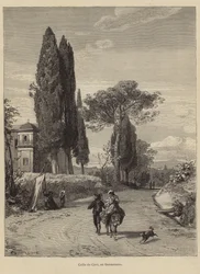 Road from Cavi to Genazzano