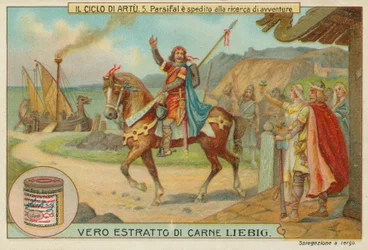 Sir Parsifal Leaves for His Quest