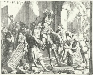 The French invade the Palatinate