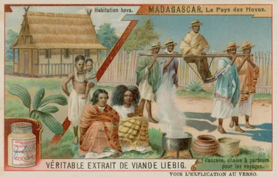 The Land of the Hova: A Hova Village and a Sedan Chair