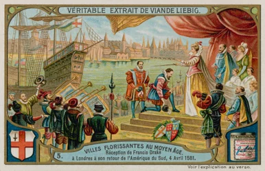The Reception of Francis Drake to London from South America in 1581