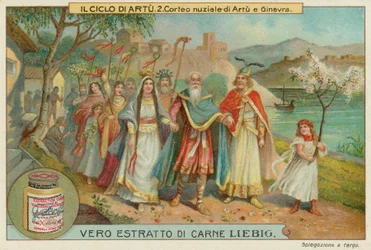 The Marriage of King Arthur and Queen Guinevere