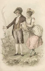 Walking Couple