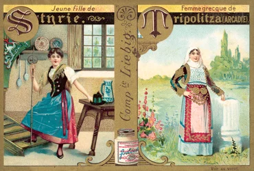 Young Styrian Girl and Greek Woman of Tripoli, Arcadia