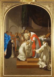 Saint Bruno Investing Followers with the Habit of the Order