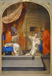 Saint Bruno Refuses the Episcopate of Reggio Which Urbain II Offers to Him