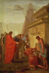 Darius Hystaspes Opens the Tomb of Nitocris, c.1649