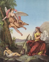 Hagar and the Angel in the Wilderness