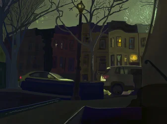 6 AM South Side of Street, Prospect Park