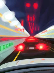 Driving the Midtown Tunnel at Night