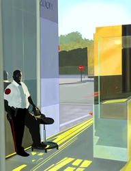 Security Guard, Kennedy Center, Washington DC