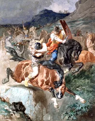 Fight of the Riders, c1842-1896