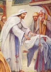 Jesus and the Woman Whose Back Was Bent