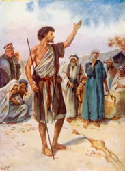 John the Baptist Preaching