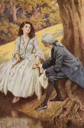 Illustration for A Sentimental Journey by Laurence Sterne