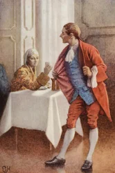 Illustration for A Sentimental Journey by Laurence Sterne