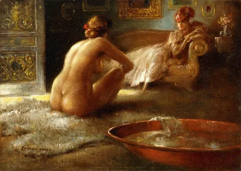 The Voyeur and Her Bather