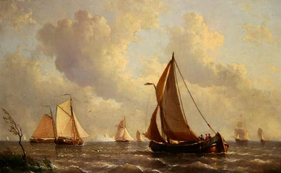 Boats Leaving Harbour