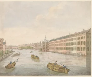View of the Binnen-Amstel, ca. 1810-1813