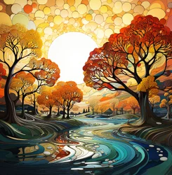 Fantasy Landscape & Trees Paintings for Sale, Wall Art | Canvas Prints