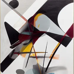 Fine Art Abstract Composition Painting