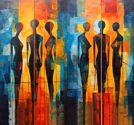 Human Silhouette Drawing