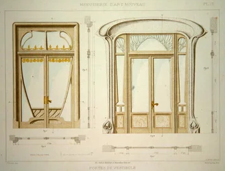 Designs for hall doors, illustration from 