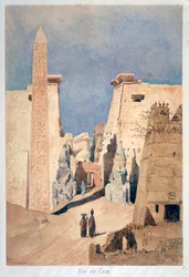 Louxor, from the front, 19th century