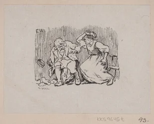 Illustration to "Askeladden who got the Princess to Laugh"