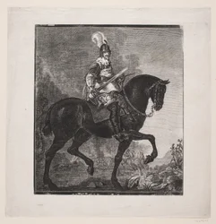 Karel van Mander: Christian IV on Horseback
