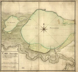 Particular Map of the Course of the St. Louis River from the Savage Village to Below the English Detour, Lakes Pontchartrain & Maurepas and the Rivers & Bayous Leading to Them