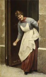 Woman with a Snowball