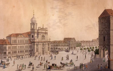 Hybern Square, Prague