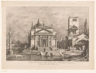 View of the Il Redentore in Venice