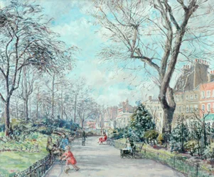 Cheyne Walk Gardens, c.1938