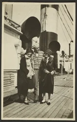 Man and Woman on Ship